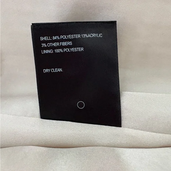 Laundry By Shelli Segal Cream Textured Teddy Jacket - Picture 6 of 7